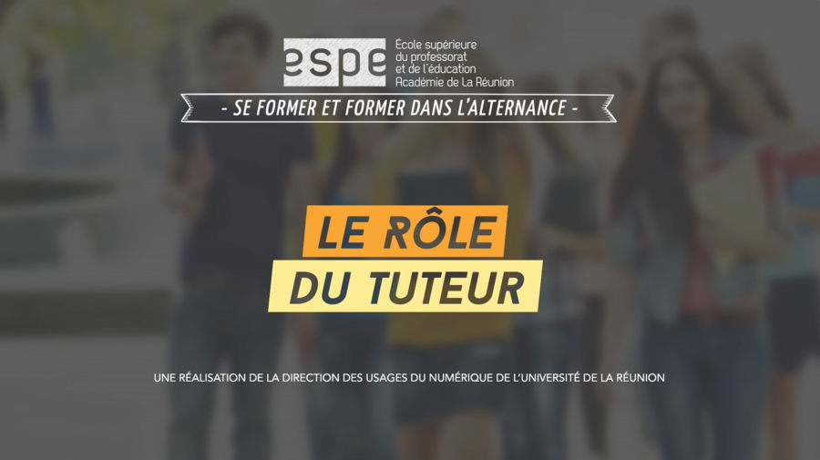 Le rôle du tuteur - voir la vidéo